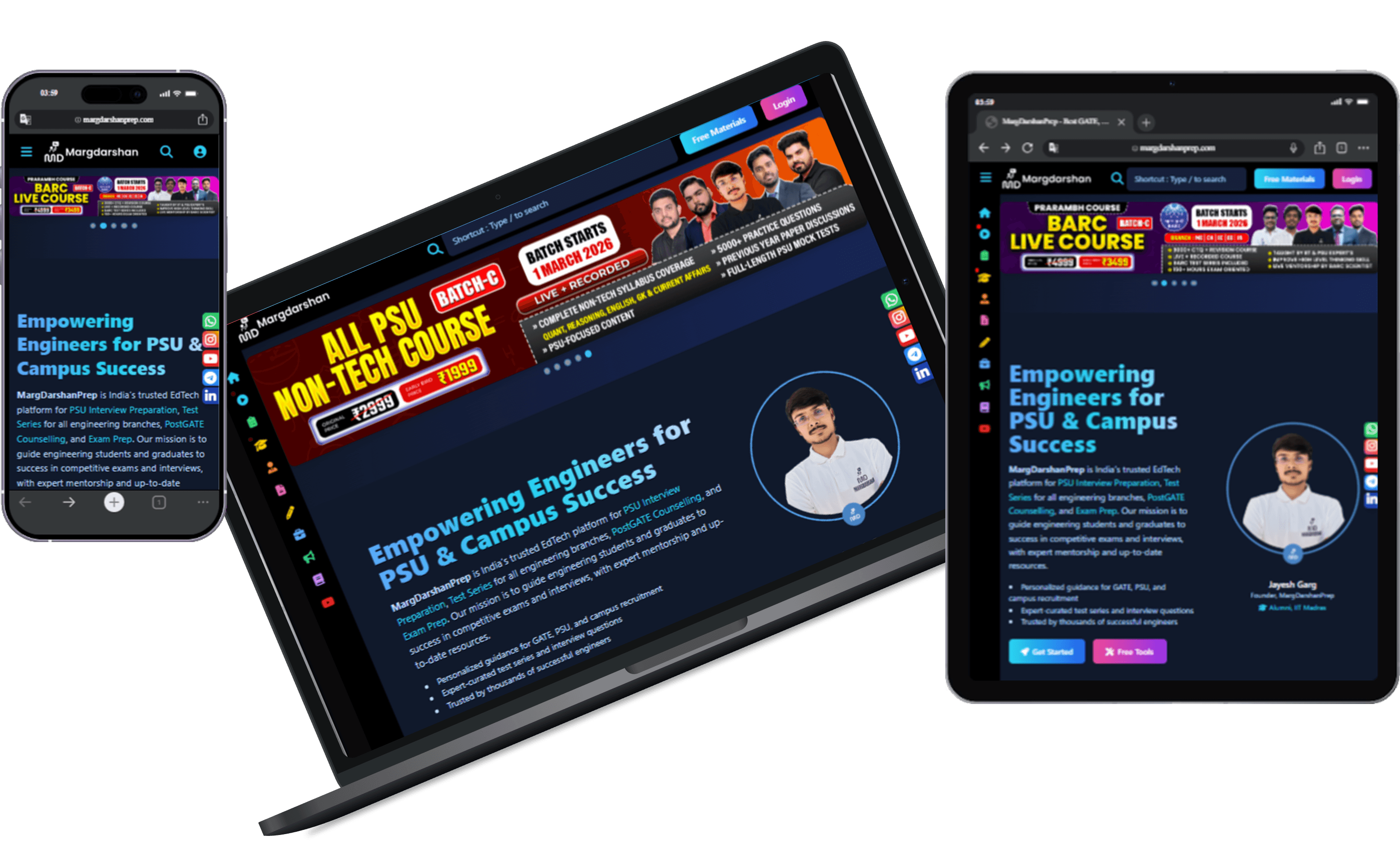 Margdarshan - Ed-tech project showcase